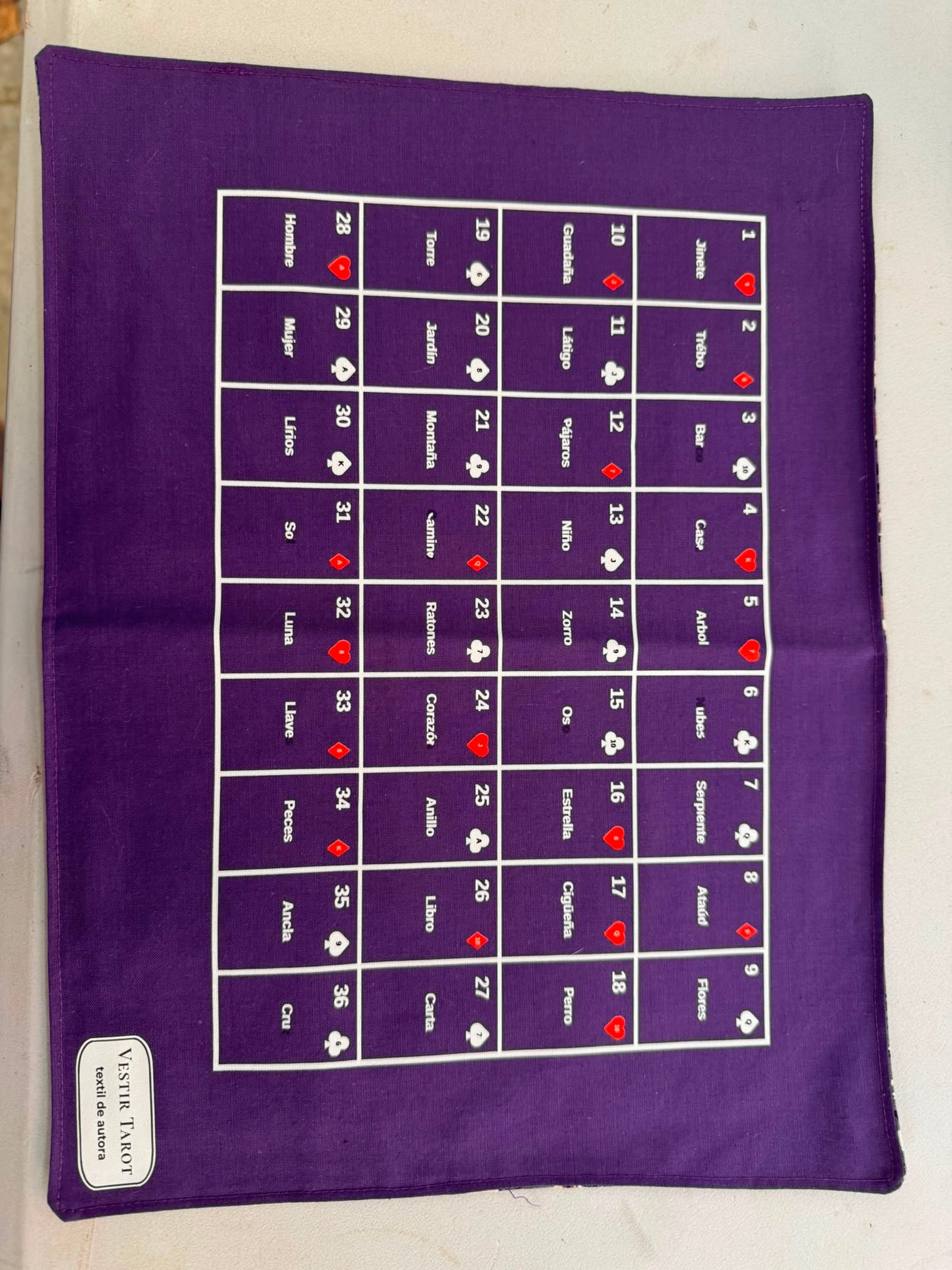 Tapete para Charms Lenormand “Lavanda" • Segunda oportunidad
