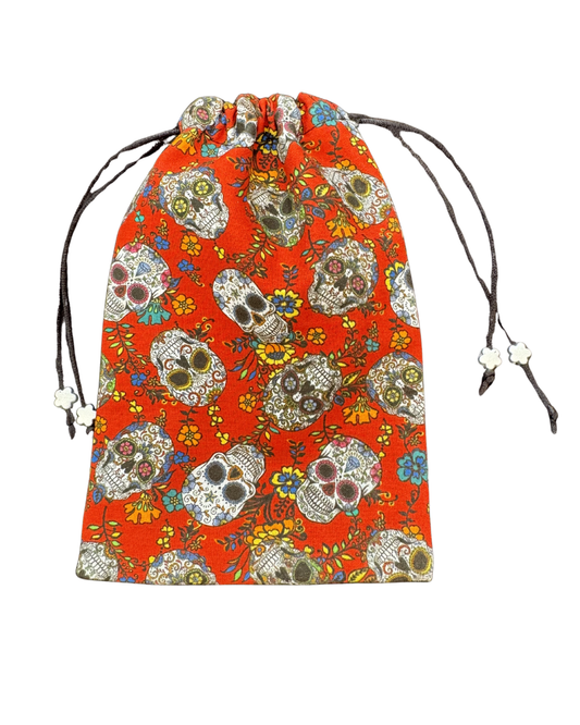 Bolsita para Tarot "Calaveras mexicanas"