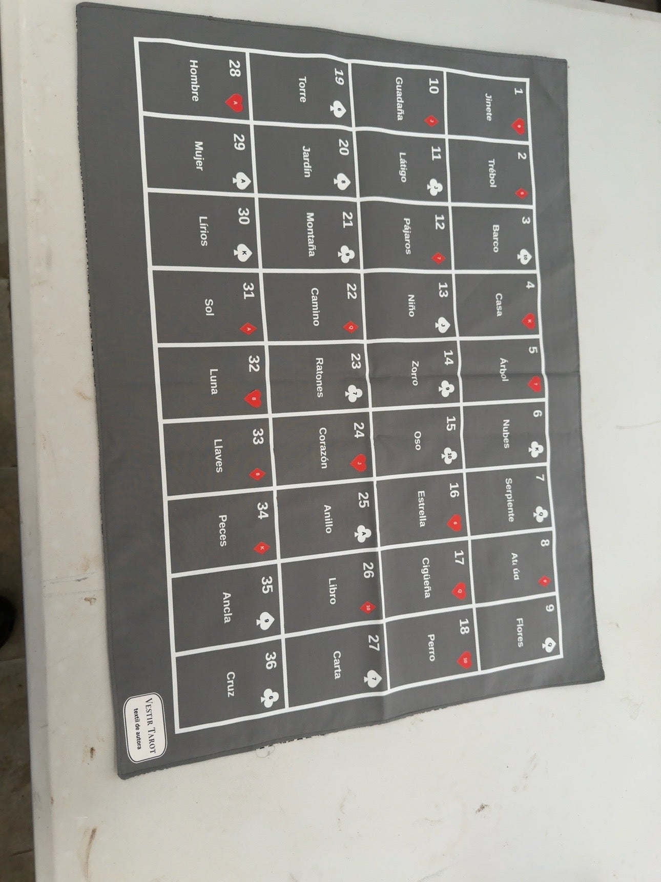 Tablero Lenormand 9x4 "Herbario" • Segunda oportunidad