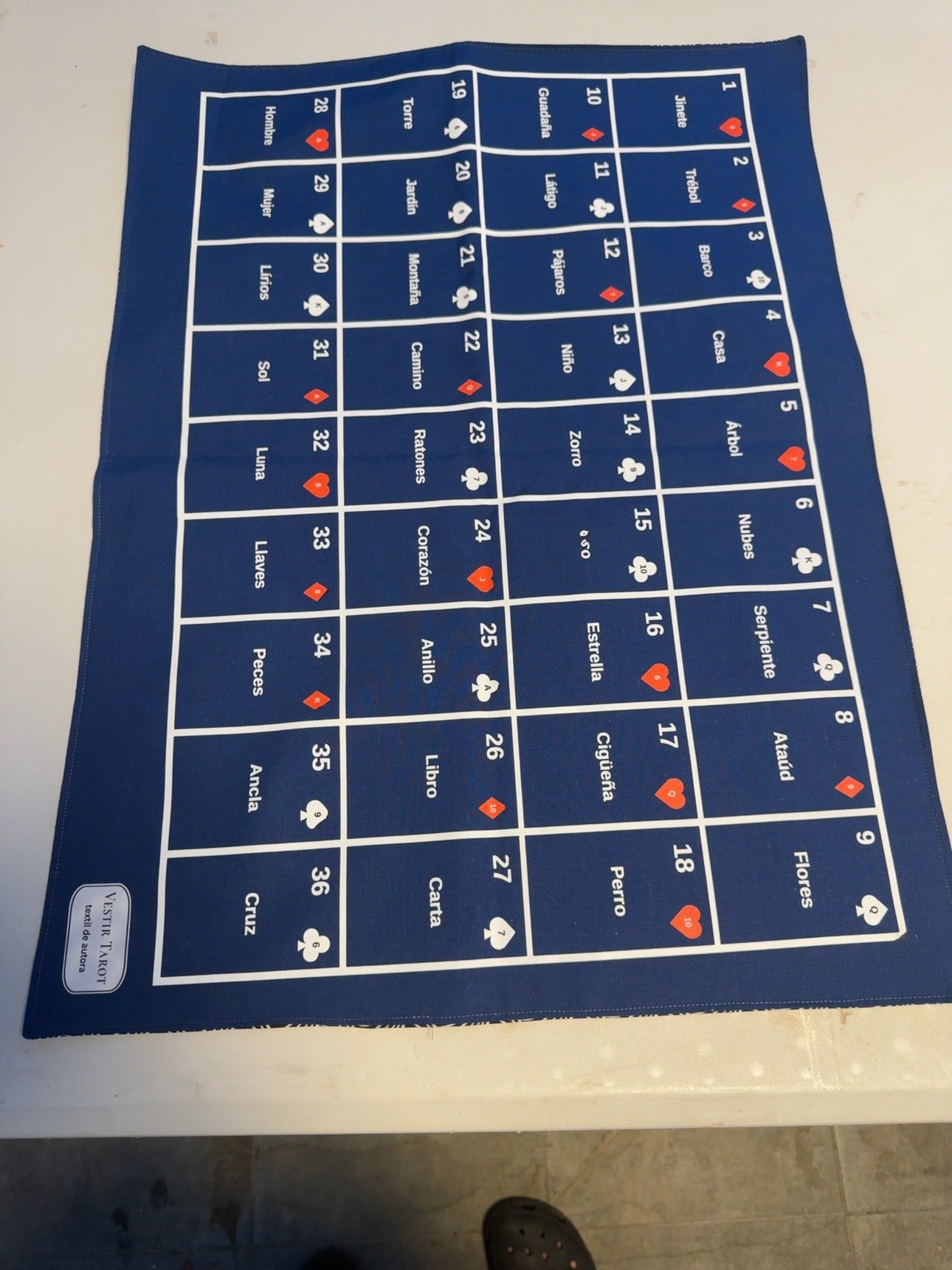 Tablero Lenormand 9×4 "Nácar" • Segunda oportunidad